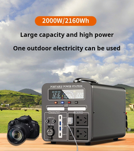 Estación de energía portátil de 600W a 2000W, estación de energía solar recargable de CA para acampar al aire libre y fuente de alimentación de emergencia para el hogar - Product Image 6
