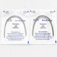 Forme ovoïde Niti arc fils ronds supérieur et inférieur super élastique arc prix usine arc orthodontique