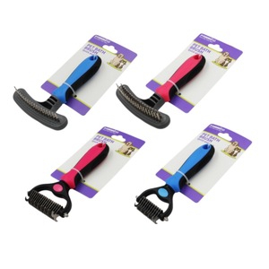 Peine Quitapelos Pawmino para Perros y Gatos, de Acero Inoxidable, Autolimpiante, Herramienta de Aseo para Mascotas de Pelo Largo - Product Image 1