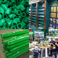 Tube PPR IFAN 20-160 mm pour Plomberie, Tuyau PPR Plastique Vert PN25 pour Eau Chaude et Froide