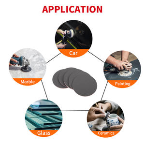 Disco de Esponja Abrasiva OEM de Dureza Média 2/3/4 polegadas 75*100*5mm Flexível Grit P320-1200 Esponja de Lixa Úmida para Metal Automotivo - Product Image 5