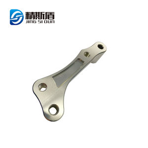 Soporte de pinza trasera de aluminio CNC para motocicleta, Manillar de aluminio cromado, abrazadera, cubierta superior, alambre de Metal duradero, EDM/brochado - Product Image 3