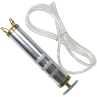 Pistolet d'aspiration d'huile 500cc double carburant fluide de transfert sous vide vidange pompe à seringue extracteur à main en aluminium