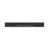 Serveur réseau 1U en rack économique, Intel I7 8700 3.2GHz, 8 LAN, USB3.0, Ubuntu/CentOS/PFsense, appareil de sécurité réseau