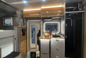 Tuyệt vời tường poer Pickup Motorhome <span class=keywords><strong>RV</strong></span> 4WD Class C động cơ nhà trượt ra Cắm Trại Trung Quốc sang trọng motorhomes để bán - Product Image 5