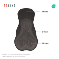 Shorts de cyclisme unisexe grande taille réversibles avec rembourrage en gel de silicone, impression par sublimation, respirants, antibactériens et anti-UV