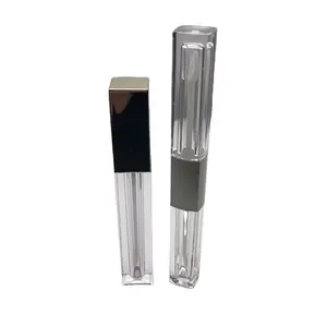 Thiết Kế Mới Tùy Chỉnh Rỗng Lip Gloss Ống Container Son Môi Nhựa Ống Với Nắp