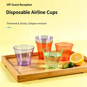 Gobelets jetables en plastique PS pour l'aviation, vente en gros, plusieurs <span class=keywords><strong>couleurs</strong></span> disponibles <span class=keywords><strong>et</strong></span> personnalisables - Product Image 4