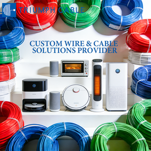 أسلاك كهربائية نحاسية مرنة من البي في سي 6awg 8awg 12awg 14awg 16awg 18awg AWM UL، كابلات توصيل للأجهزة المنزلية - Product Image 2