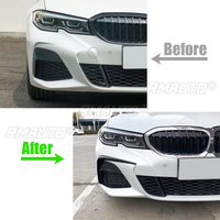 Spoiler de pare-chocs avant, cache de feux antibrouillard, lame d'air, séparateur pour BMW Série 3 G20 G21 318i 320i 325i 330i 330d 330e 2019-2022