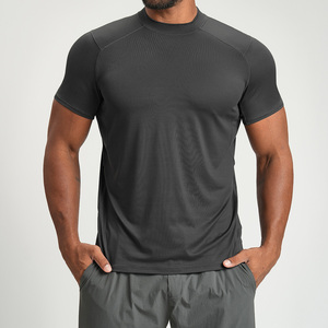 Camiseta Deportiva de Primavera/Verano para Hombre, de Alto Rendimiento, Transpirable, de Color Sólido, para Correr - Product Image 4