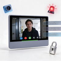 Tablette Intérieure H816 Android 8.1 avec Interphone, Écran IPS 10,1 Pouces, Vidéo-Parlophone POE pour Appartement, Maison Intelligente et Conférence