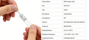 मूल कारखाने की नवीनतम लंबी दूरी की निष्क्रिय uhf Rfid व्यवसाय कार टैग स्टिकर 860-960mhz वाटरप्रूफ चिप - Product Image 3