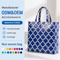 Sac isotherme non tissé personnalisé avec logo du fabricant, laminé thermiquement, imperméable, réutilisable, écologique, pour pique-nique, courses et shopping