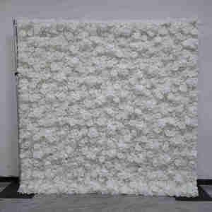 SN-M224 nuovo arrivo decorazione per eventi di nozze 3D 5D arrotolare lo sfondo della parete del fiore di rosa rossa - Product Image 4