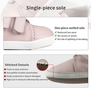 تصميم جديد من مصنع بيبي هابي حذاء رياضي للأطفال بتصميم بسيط أحادي القطعة نعل عاري القدم مريح ومناسب للأصابع