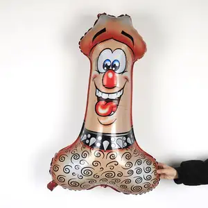 Juguetes de Navidad Fiesta divertida Proveedor de bares para adultos Accesorios sexuales Forma de pene Globo de pene Juguetes sexuales - Product Image 1