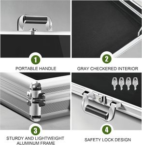 <span class=keywords><strong>Vitrine</strong></span> en aluminium <span class=keywords><strong>pour</strong></span> salons professionnels - <span class=keywords><strong>Vitrine</strong></span> de collection de 34 pouces - Product Image 3