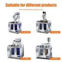 Machine d'emballage entièrement automatique pour sachets de liquides (huile d'olive, huile de cuisson, huile comestible) – Machine à emballer les petits sachets et pochettes de liquides
