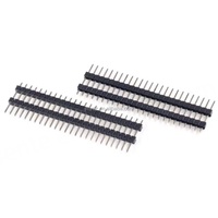 Jingmaoyuan – Connecteur à double rangée de broches à espacement de 2,54 mm, 2x2/3/4/5/6/7/8/10/20/40 broches, insertion droite, broches en cuivre pour module humidificateur
