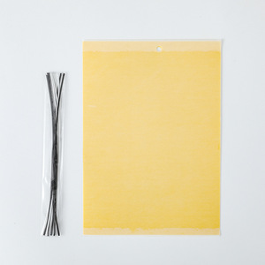 Piège à insectes collant double face jaune (<span class=keywords><strong>gel</strong></span> plastique) pour serre, jardin de thé, verger et horticulture - Vente en gros fabricant - Product Image 5