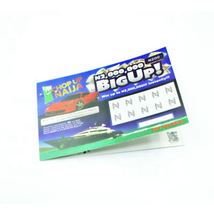 Thẻ cào khuyến mãi bán buôn, thẻ cào tùy chỉnh, vé số cào trúng thưởng - Product Image 5