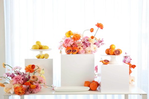 Boîte de présentation en acrylique blanche personnalisée pour les fêtes, la restauration, les desserts, les bijoux et les objets de collection, support de buffet en tube - Product Image 3