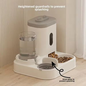 Automatic Pet Food <b>Feeders</b> Water Dispenser 2 in 1 Dog <b>Cat</b> Bowls Drinking Fountain Feeding Station - Product Image 4