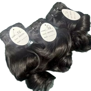 Good Quality Indian Remy Single Drawn Machine Double Weft Unprocessed Cuticle Aligned <b>Curly</b> Bundles Wholesale Weaves <b>Extensions</b> - Product Image 1