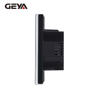 Interrupteurs muraux intelligents GEYA en gros, norme européenne 86*86mm, Wifi, 3 gangs, 1 voie, tactiles