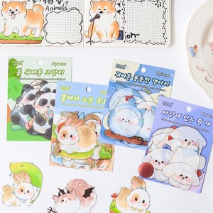Cute Home Pet Cartoon Sticker Pack for Notebook and Wall Decor Self-Adhesive Washable Glossy <b>Paper</b> Stickers - Product Image 1