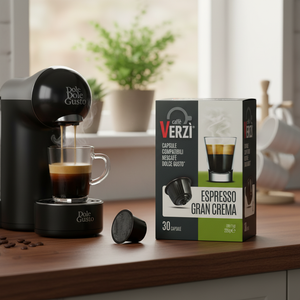 Caffè Verz ESPRESSO GRAN CREMA Set da 50 Capsule in Metallo Compatibili con Dolce Gusto 0,18g/Capsula - Product Image 3