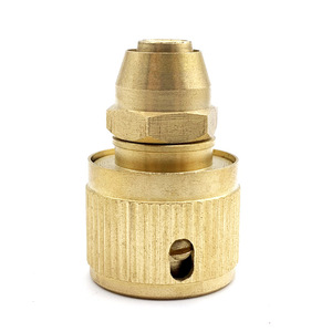 Brass Quick Connect Fitting 3 8 Inch For Car <b>Washer</b> Hose Adapter With Spring Tube Connection - Product Image 2