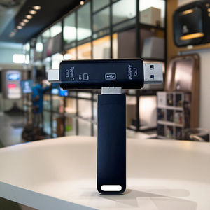 Multifuncional <span class=keywords><strong>5</strong></span> en 1 USB 3,0 Tipo C / USB / Micro USB SD <span class=keywords><strong>TF</strong></span> Lector de tarjetas de memoria Adaptador OTG - Product Image 1