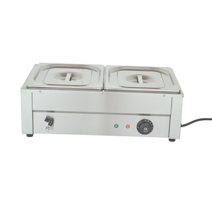 Equipo <span class=keywords><strong>de</strong></span> Calentamiento y Mantenimiento Continuo <span class=keywords><strong>de</strong></span> Dos Bandejas <span class=keywords><strong>de</strong></span> Acero Inoxidable 201 Main Marie para Hoteles, Restaurantes y Cafeterías - Product Image 1