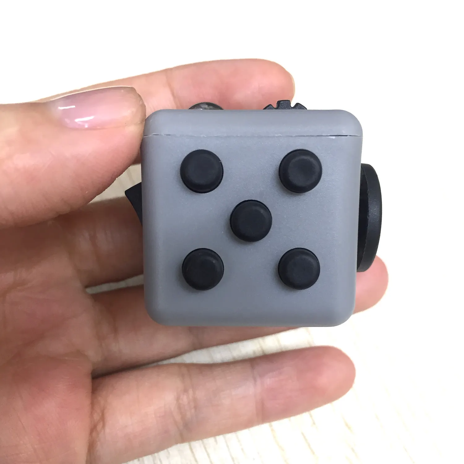 Plastic Finger Dice Fidget Cubes Decompression Toys Custom Logo Box Resistance Anxiety Anti Stress Kids Adult Mini Fidget Cube