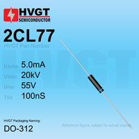 Diode redresseuse en silicium haute tension HVGT 2CL77 DIP 5mA 20kV 100nS à récupération rapide certifiée RoHS/SGS -40~+125°C