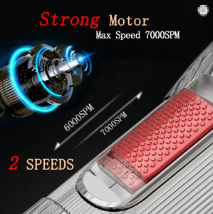 Cortadora de pelo profesional Madeshow M5 para hombres, cortadora de pelo inalámbrica de cuerpo metálico para máquina para cortar cabello Baeber - Product Image 6