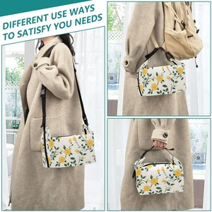 Hawaii Tropical Customized Yellow Jasmine Flowers Insulated Lunch Bag Warm Cooler Bag - Product Image 6