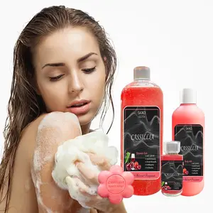 New Private Label Natural Organic Women Bath Spa Shower Gel Body Lotion Travel Home Bath Gift Set For Skin Care