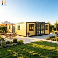 Maisonnette moderne extensible de 20, 30 ou 40 pieds avec design intelligent et espace de vie mobile