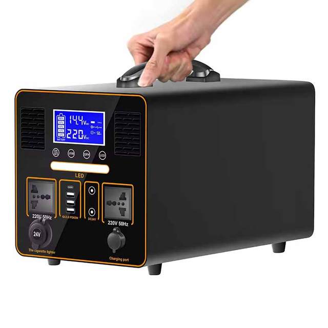 Portable 600W/1000W/2000W Rechargeable Bank Solar Panel Energy Generator for Outdoor Camping Pure Sine Wave Emergency Station