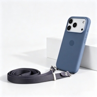 Coque de téléphone magnétique en silicone liquide authentique en stock pour iPhone 17 avec animation de démarrage et bouton IA