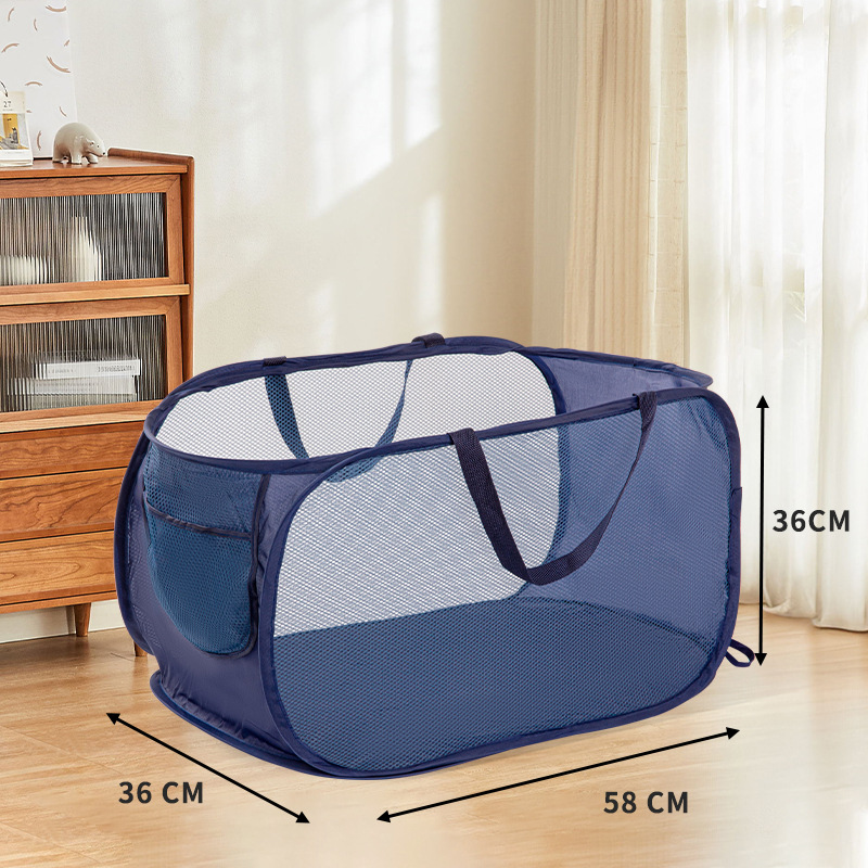 Cesta de ropa sucia horizontal Azul Marino