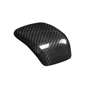 Real Carbon Fiber Gear Shift Knob Cover Trim For Mercedes Benz CLA Class C118 CLA180 CLA200 A35 A45 2020 2021 Car Accessories