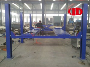Pont élévateur hydraulique robuste à 4 poteaux 3T (6000 lb) à double vérin, structure en acier, certifié CE, pour <span class=keywords><strong>garage</strong></span> - Product Image 2