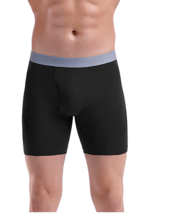 Ropa Interior Masculina de Algodón Exclusiva para Comercio Transfronterizo OEM, Estilo Europeo/Americano, Corte Medio, Transpirable y Cómoda, Calzoncillos Boxer de Punto - Product Image 1