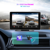 7 pouces écran Carplay Portable multimédia voiture Dvr enregistreur caméra arrière portable android auto carplay pour Android Auto