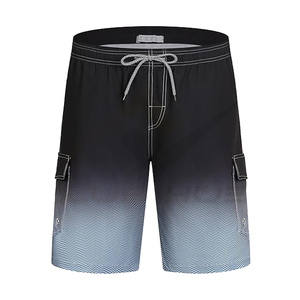 Wholesale Custom 4-Way Stretch Waterproof Boardshorts <b>Men</b> Quick Dry Mid-Waist Swim <b>Trunks</b> Plain Dyed Surf <b>Mens</b> Shorts - Product Image 2