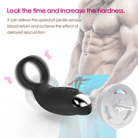 Nouvel Anneau Pénien Vibrant Amélioré, Anneaux de Pénis Vibrants, Jouet Sexuel pour Homme, Retardateur d'Éjaculation, OEM/ODM, Impression de Logo, Vente en Gros, Usine